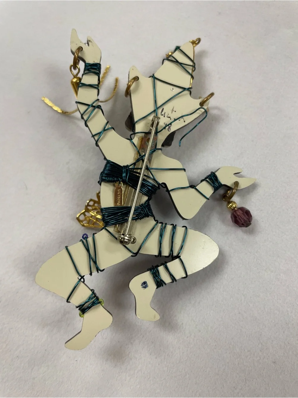 Liztech Dancing Buddha Hand-Crafted Brooch